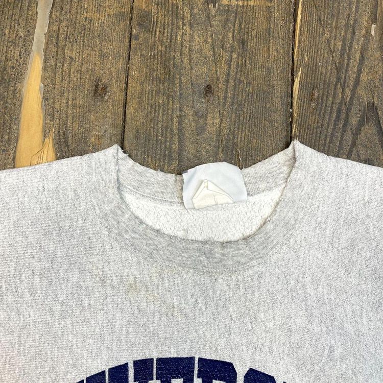 Lee Sweatshirt Pittsburgh College Reverse Weave 90s Vintage USA, Grey Mens Large 6