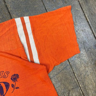 Collegiate Pacific Illinois Rose Bowl T-Shirt Vintage Tee, Orange Mens Medium 5