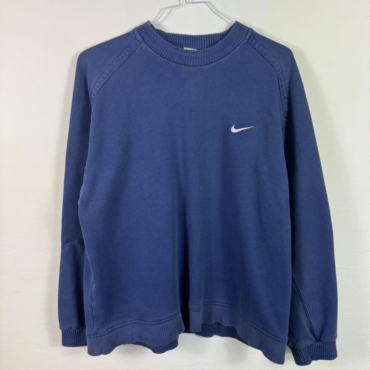 Nike 90s swoosh sweatshirt navy image 1