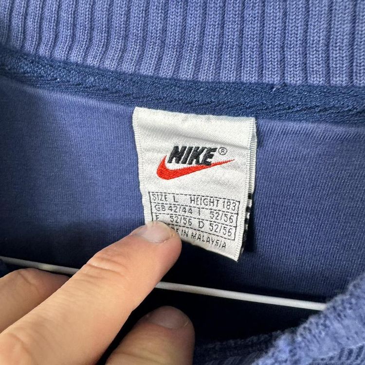 Nike 90s swoosh sweatshirt navy image 3