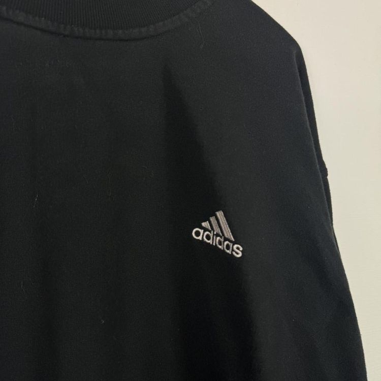 Adidas logo sweatshirt black image 2
