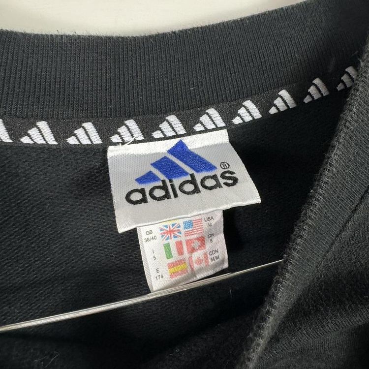 Adidas logo sweatshirt black image 3
