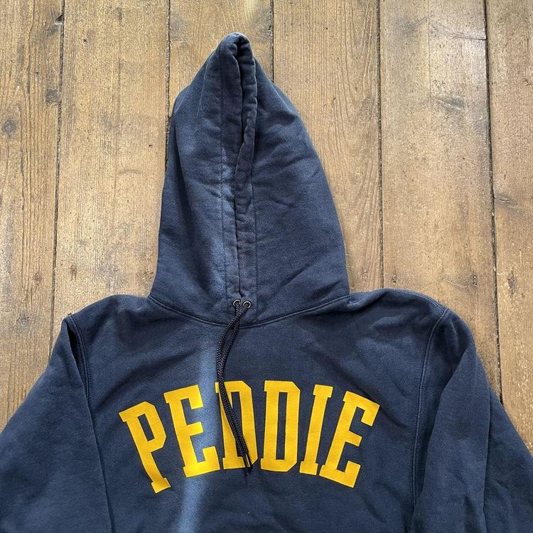 Champion Reverse Weave Hoodie College Sports Sweatshirt, Navy, Mens Small 2