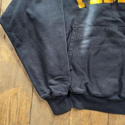 Champion Reverse Weave Hoodie College Sports Sweatshirt, Navy, Mens Small 5