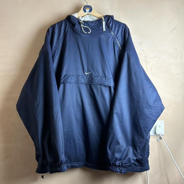 Vintage Y2K Nike embroidered reversible side winder hoodie fleece winter coat