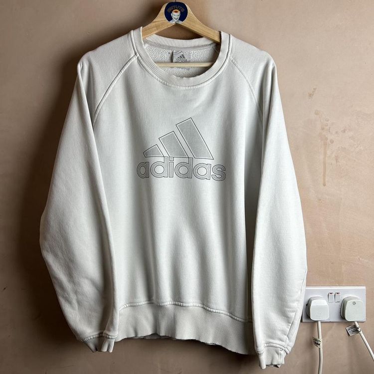 Vintage Y2K adidas spellout logo graphic sweatshirt