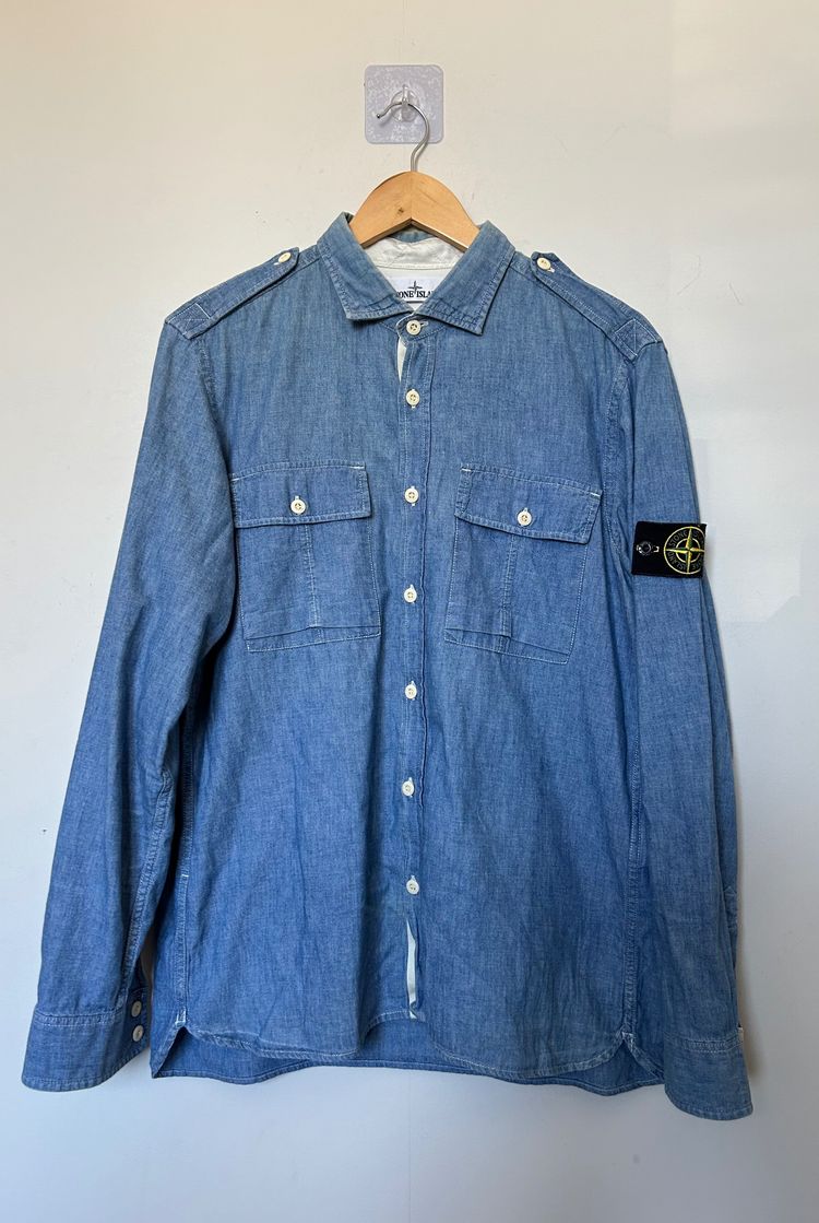 Stone Island Denim Overshirt 
