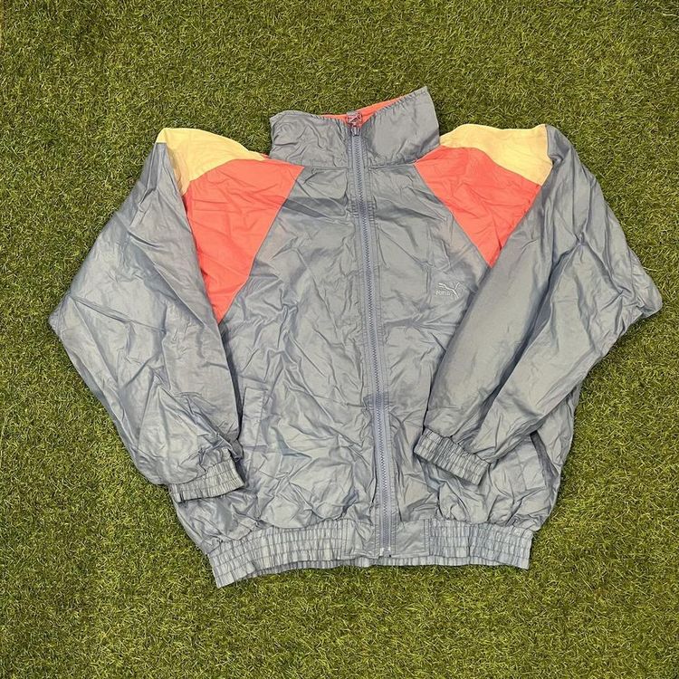 Light blue Vintage Womens Puma windbreaker