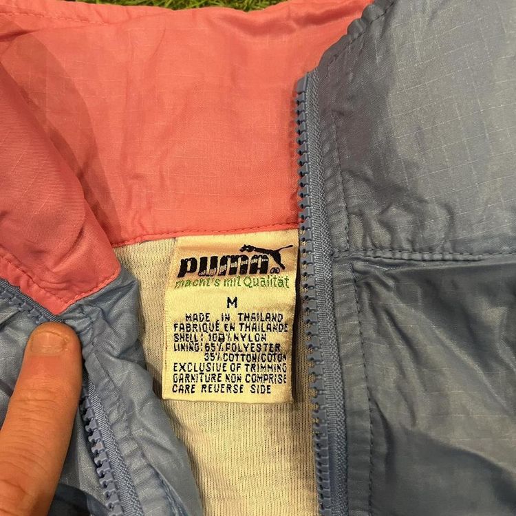 Light blue Vintage Womens Puma windbreaker 4