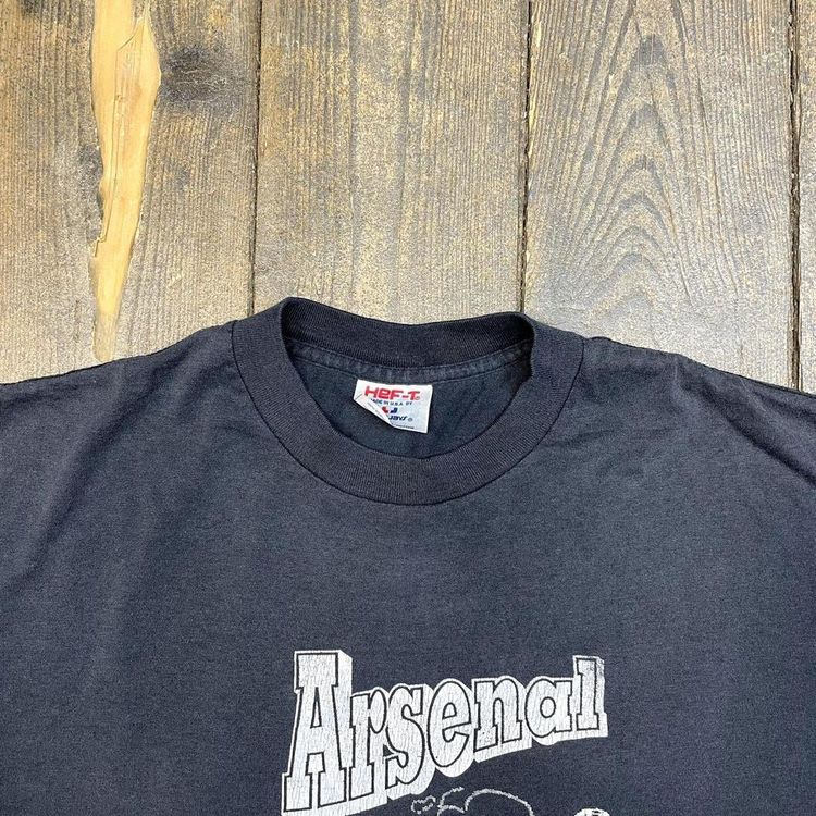Vintage Arsenal Express T-Shirt Vintage Graphic Short Sleeve Tee, Black, Mens XL 6