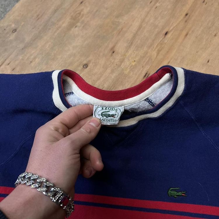 Vintage Izod Lacoste Two Tone Embroidered Sweatshirt image 6