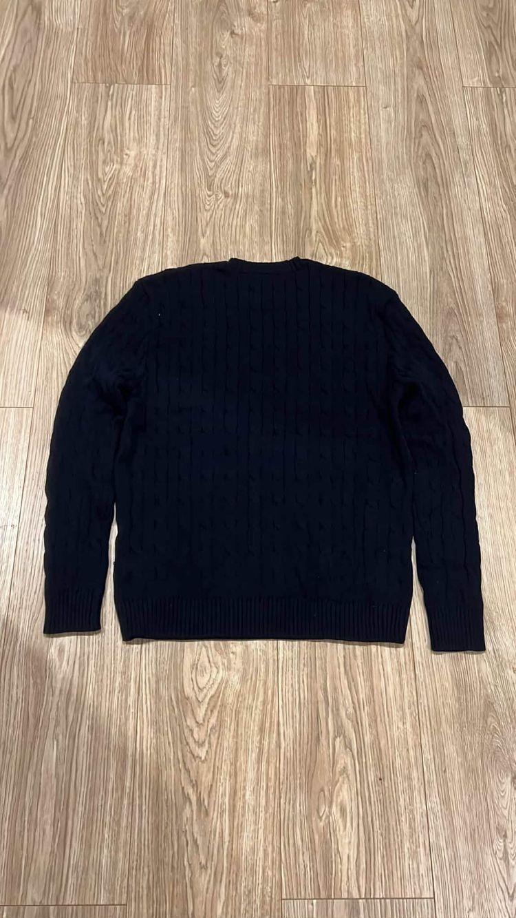 Polo Ralph Lauren Navy Cable Knit Sweater image 3