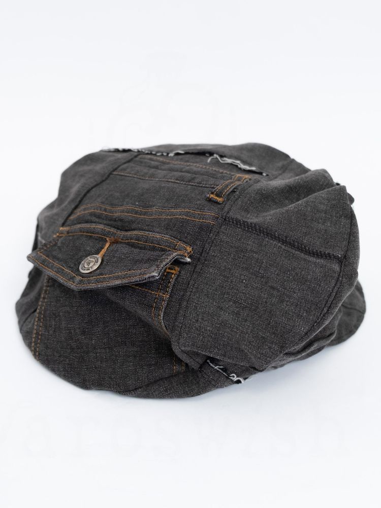 DISTRESSED DENIM BERET | MAJO TORIPURU image 5