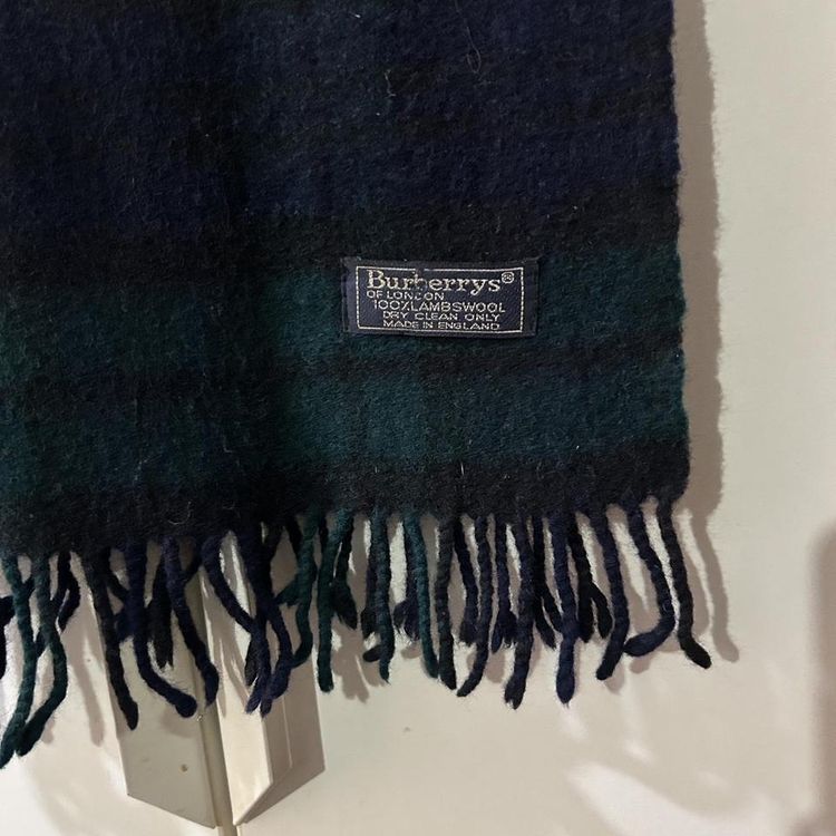 Vintage Burberry Scarf 100% Lambswool 5