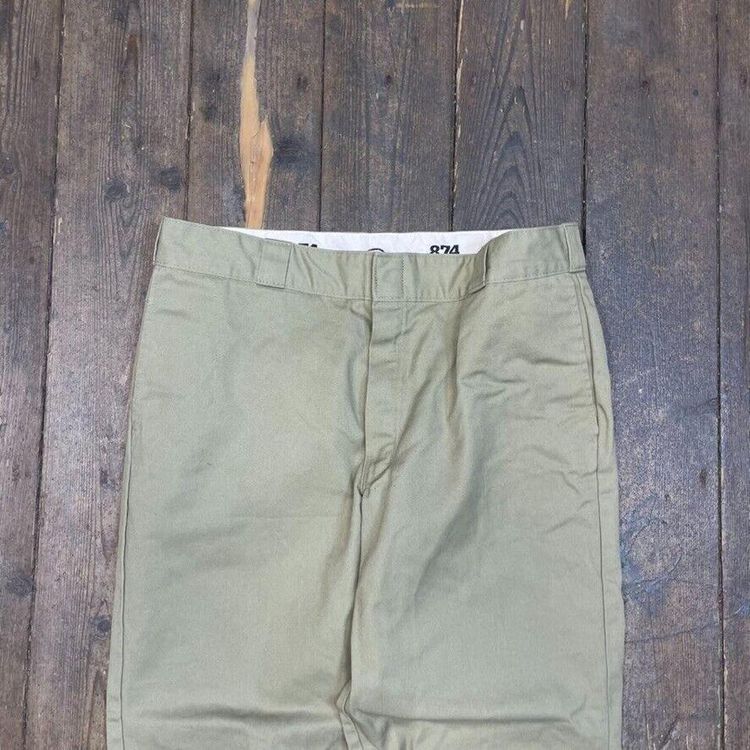 Dickies Trousers 874 Original Fit Carpenter Workwear Pants, Beige, Mens 36 3
