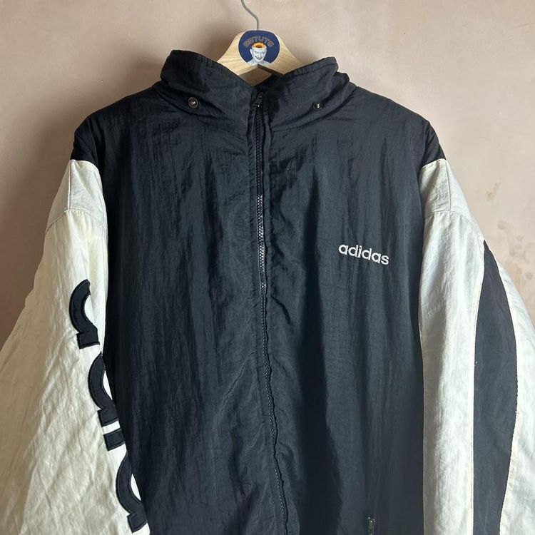 Immagine di Vintage adidas embroidered quilted zip up coat 2