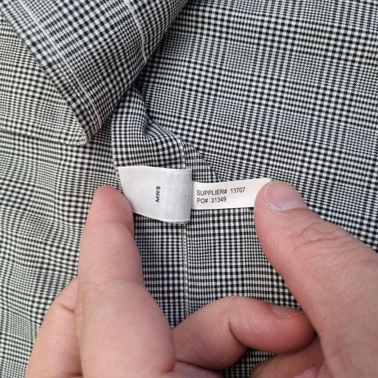 Ralph Lauren DRESS SHIRT REGENT CUSTOM FIT CHECK - Black - Size 17 32 33 image 6