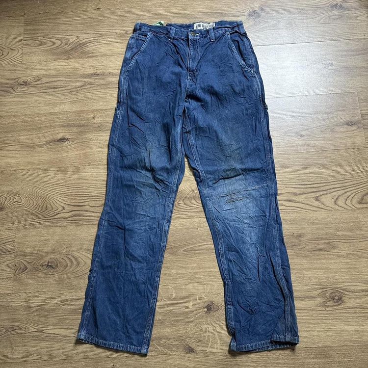 Blue Carhartt Carpenter Trouser 00s Dungaree Fit 3
