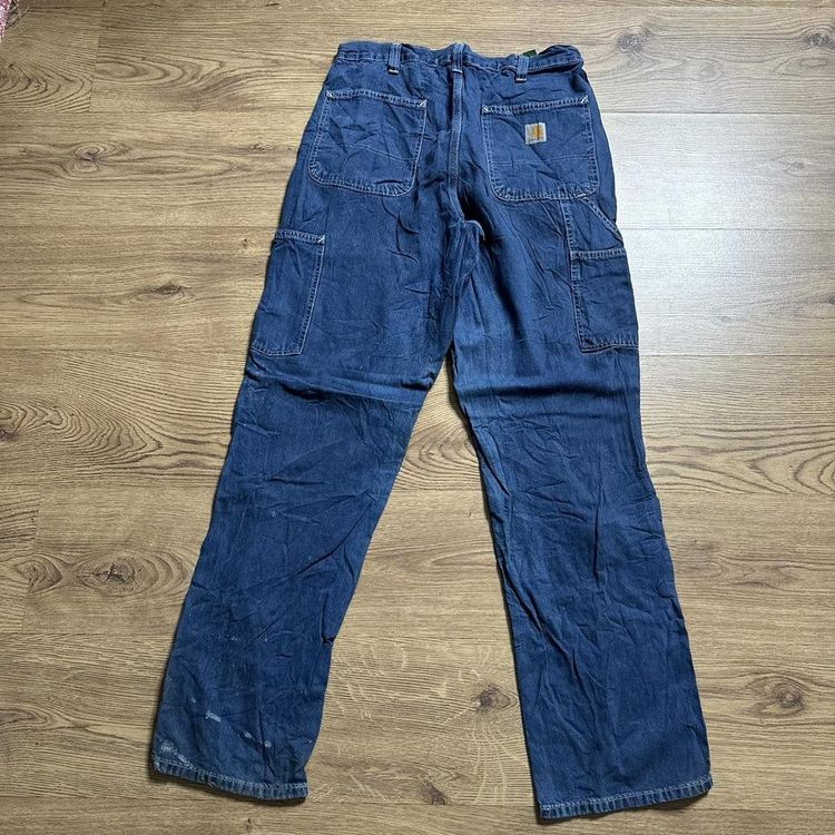 Blue Carhartt Carpenter Trouser 00s Dungaree Fit 6