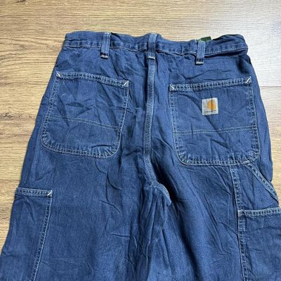 Blue Carhartt Carpenter Trouser 00s Dungaree Fit 7