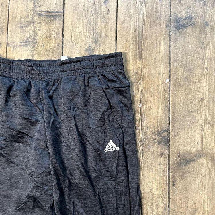 Adidas Track Pants Vintage Y2K Straight Leg Sports Joggers, Black, Mens Large 3