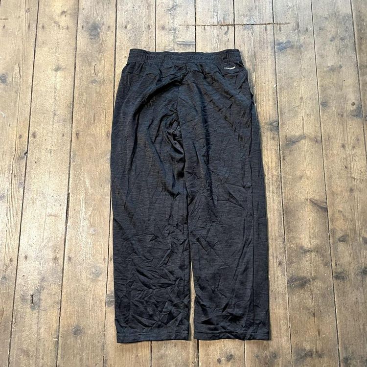 Adidas Track Pants Vintage Y2K Straight Leg Sports Joggers, Black, Mens Large 5
