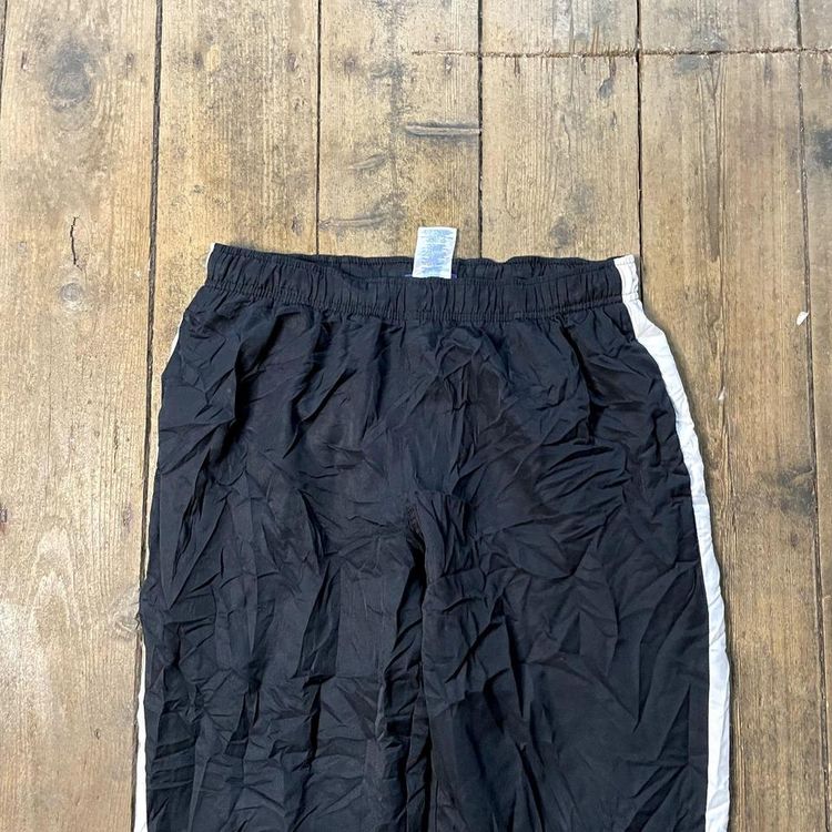 Reebok Tracksuit Bottoms Y2K Sports Joggers, Black, Mens Large image 3