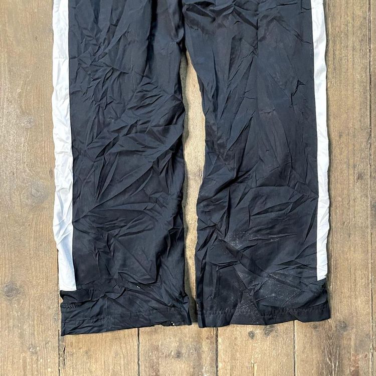 Reebok Tracksuit Bottoms Y2K Sports Joggers, Black, Mens Large image 6