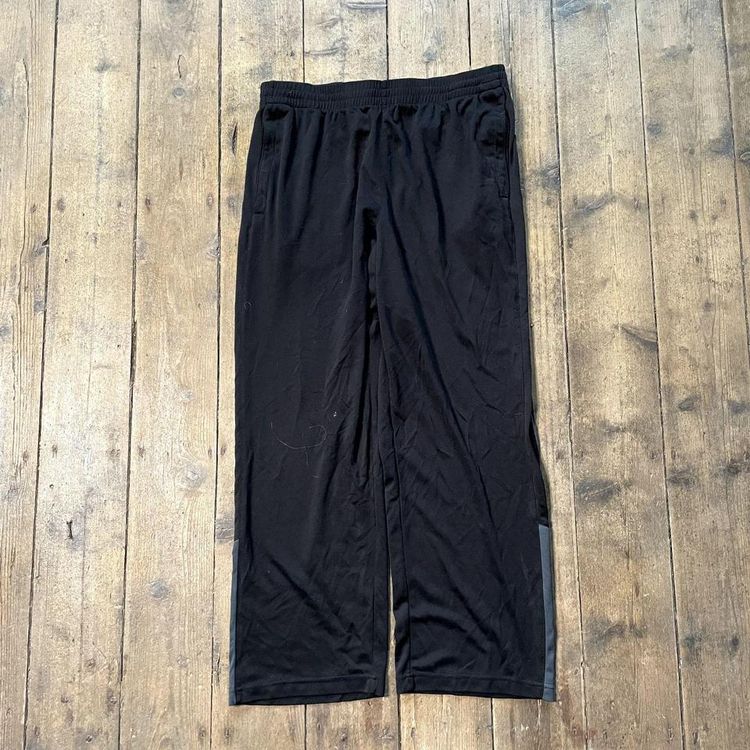 Starter Tracksuit Bottoms Y2K Vintage Sports Joggers, Black, Mens Large
