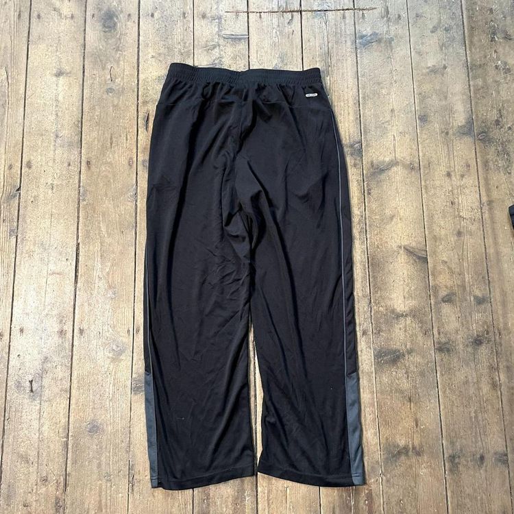 Starter Tracksuit Bottoms Y2K Vintage Sports Joggers, Black, Mens Large 2