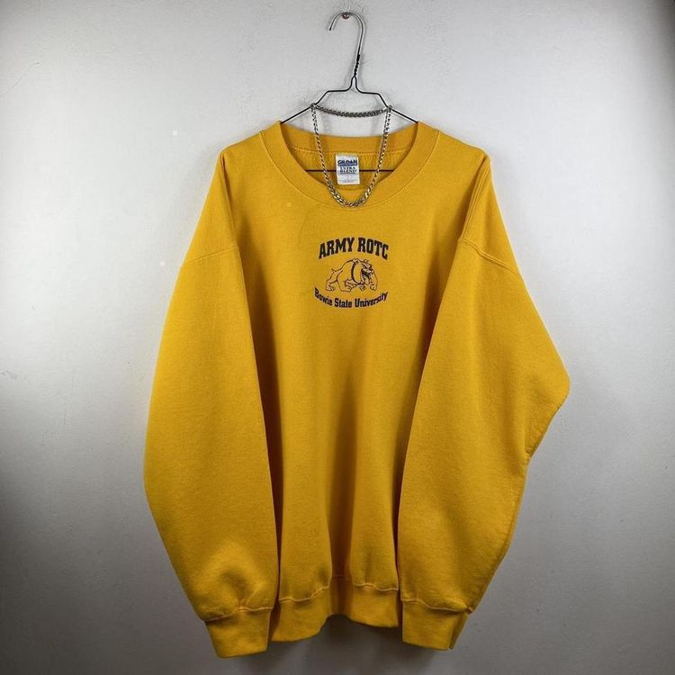 Yellow 90s University Sweatshirt 2