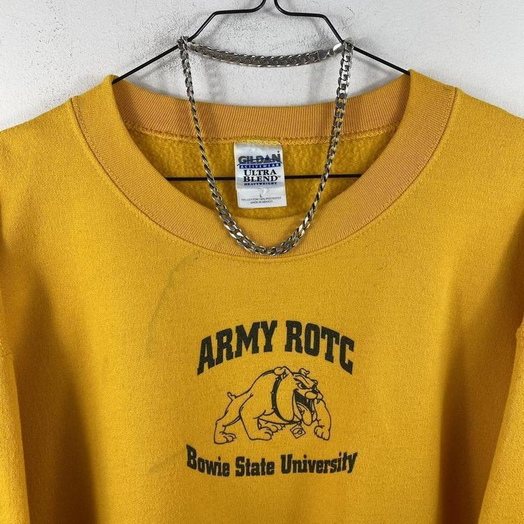 Yellow 90s University Sweatshirt 4
