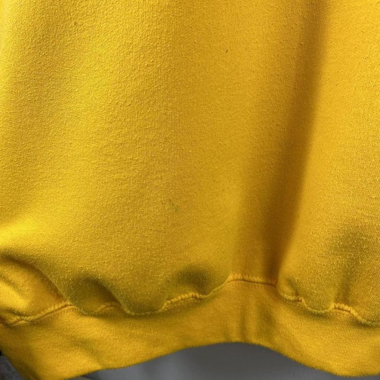 Yellow 90s University Sweatshirt 5