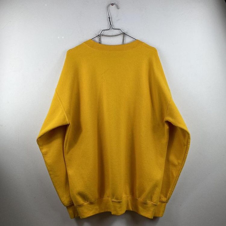 Yellow 90s University Sweatshirt 6