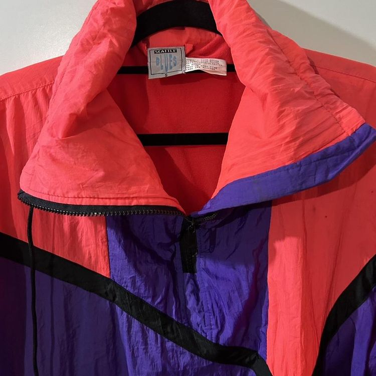 Vintage ski windbreaker retro jacket image 4