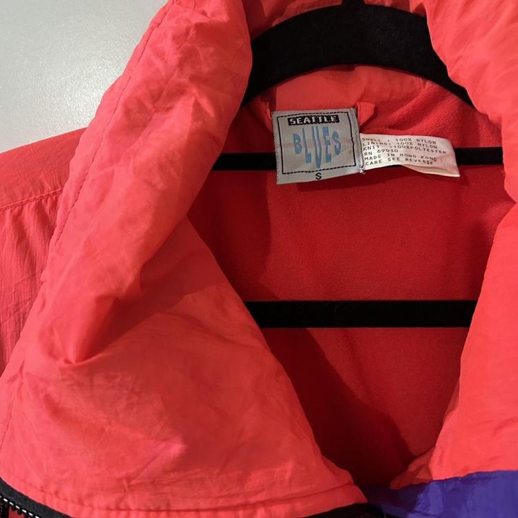 Vintage ski windbreaker retro jacket image 6
