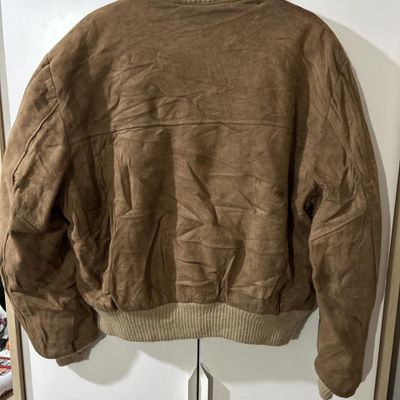 Vintage leather jacket tan 3
