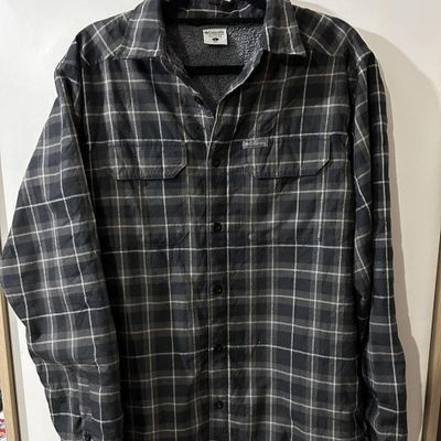 Vintage Columbia Workwear Flannel Shirt with fluffy inside