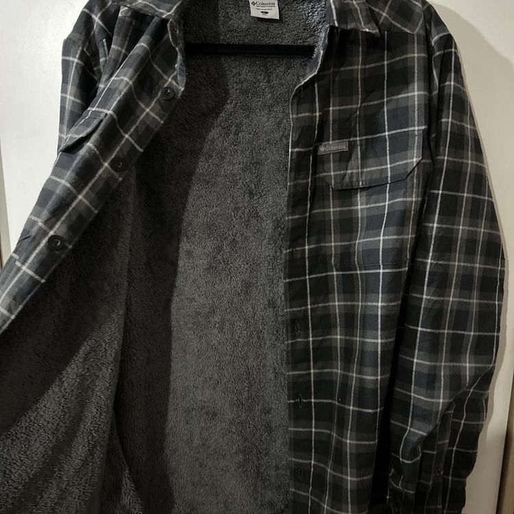 Vintage Columbia Workwear Flannel Shirt with fluffy inside image 6