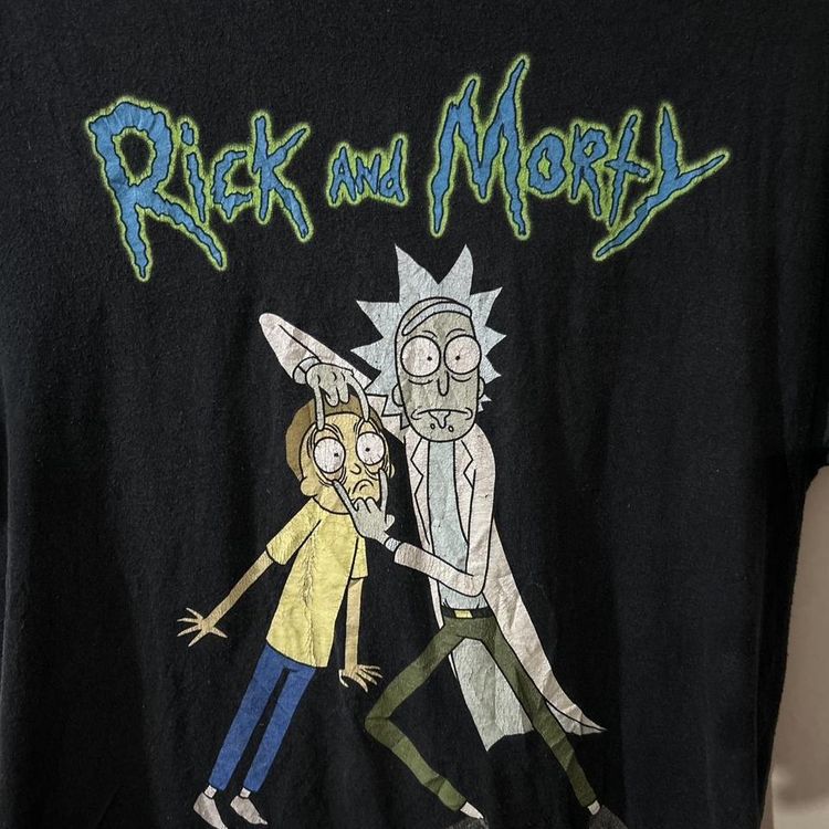 Vintage Rick and Morty  graphic t shirt image 3