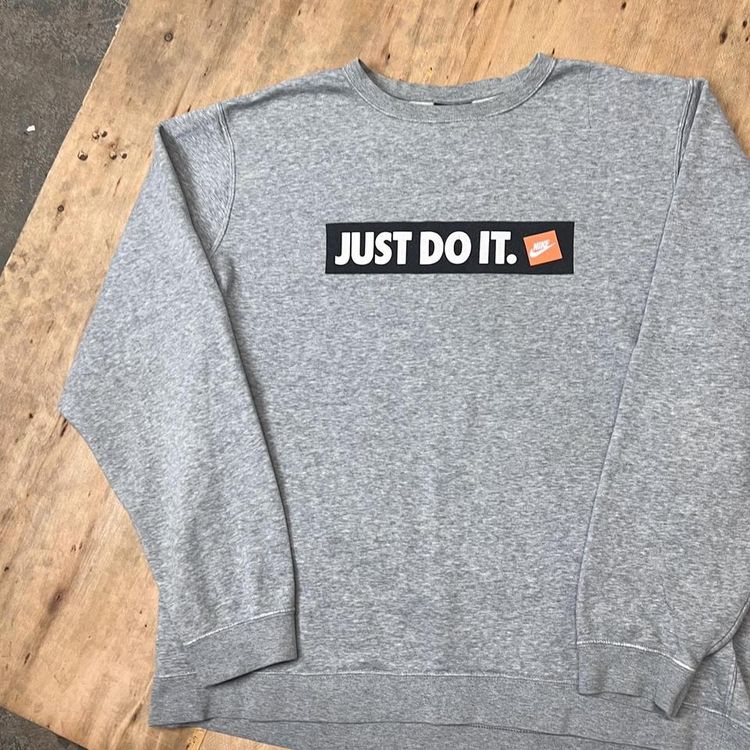 Vintage Nike Just Do It Graphic Printed Sweatshirt image 6