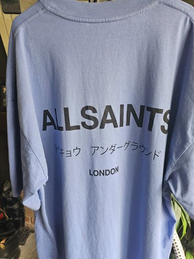 Allsaints Oversized Blue T-Shirt