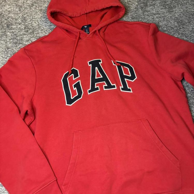 Gap Mens red Gap spellout hoodie product image