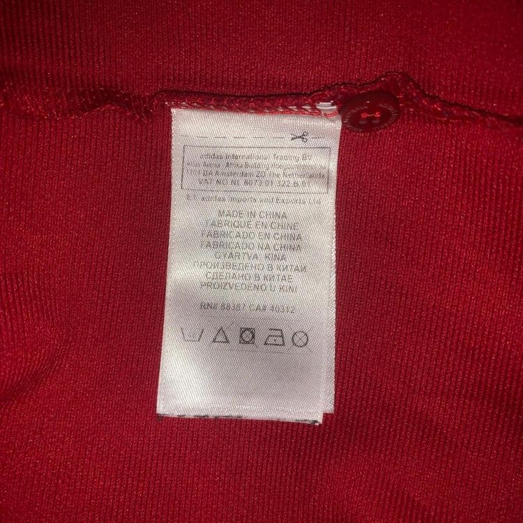 Mens Ajax 2016/17 Adidas Football Training Polo Shirt Red Small M64024 5