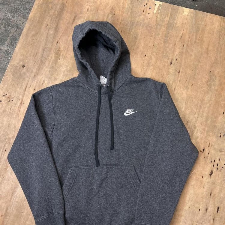 Vintage Nike Club Embroidered Logo Hoodie image 4