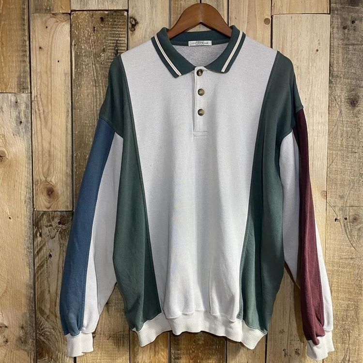 Vintage Grandad button up Sweater