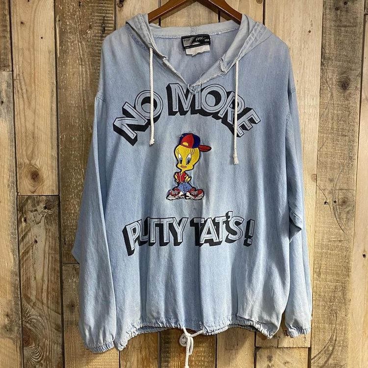 Looney Tunes Denim light weight hoodie