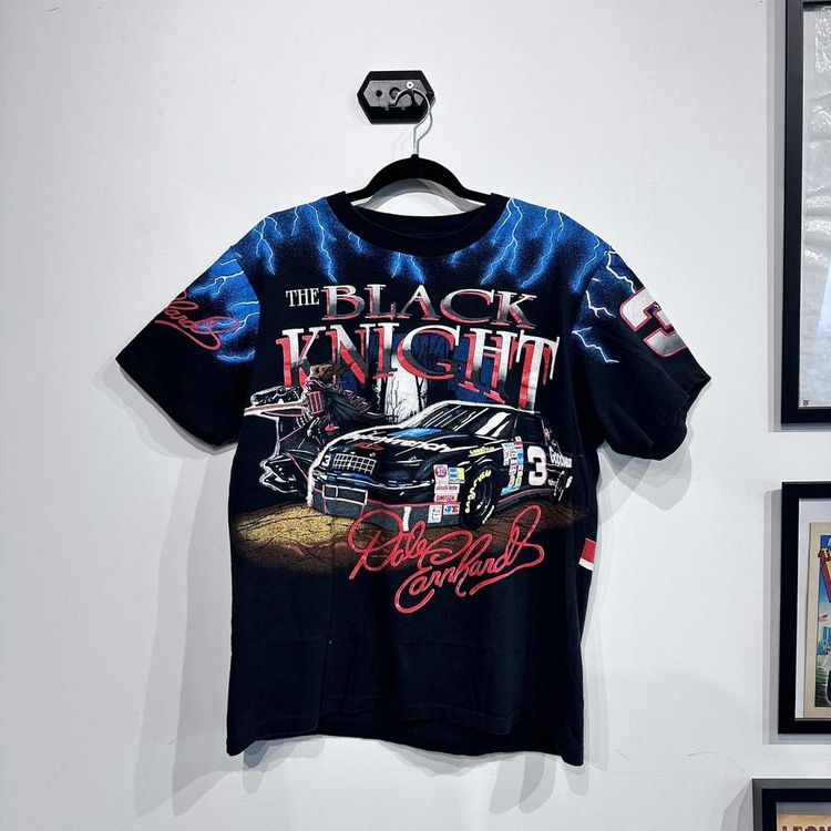 NASCAR Vintage 90s Dale Earnhardt Black Knight Nascar t-shirt product image