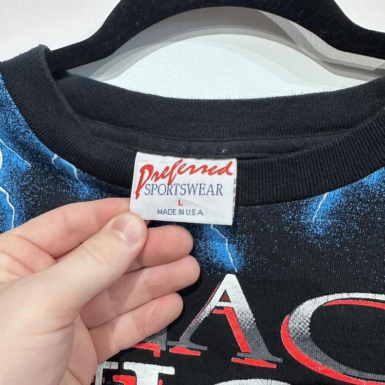 Vintage 90s Dale Earnhardt Black Knight Nascar t-shirt 4