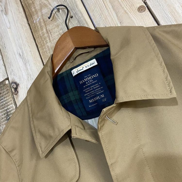 Mens Camel Trench Coat image 3